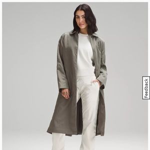 Lululemon Lightweight Collared A-Line Coat